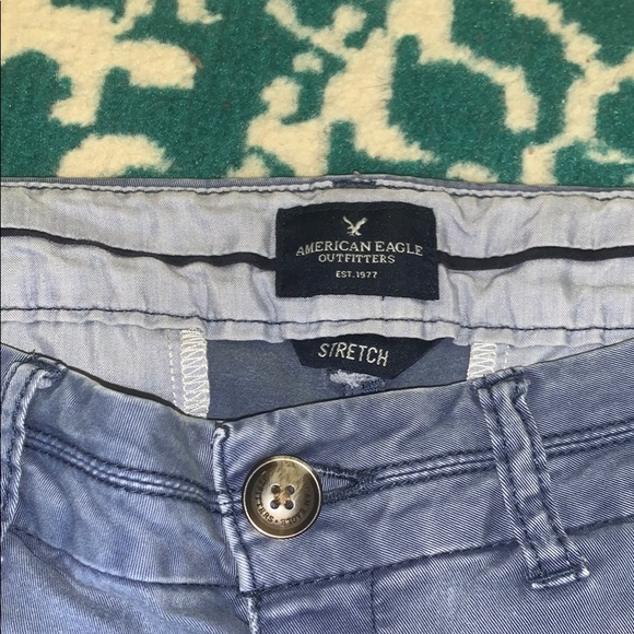 Khaki american eagle shorts - Picture 3 of 4